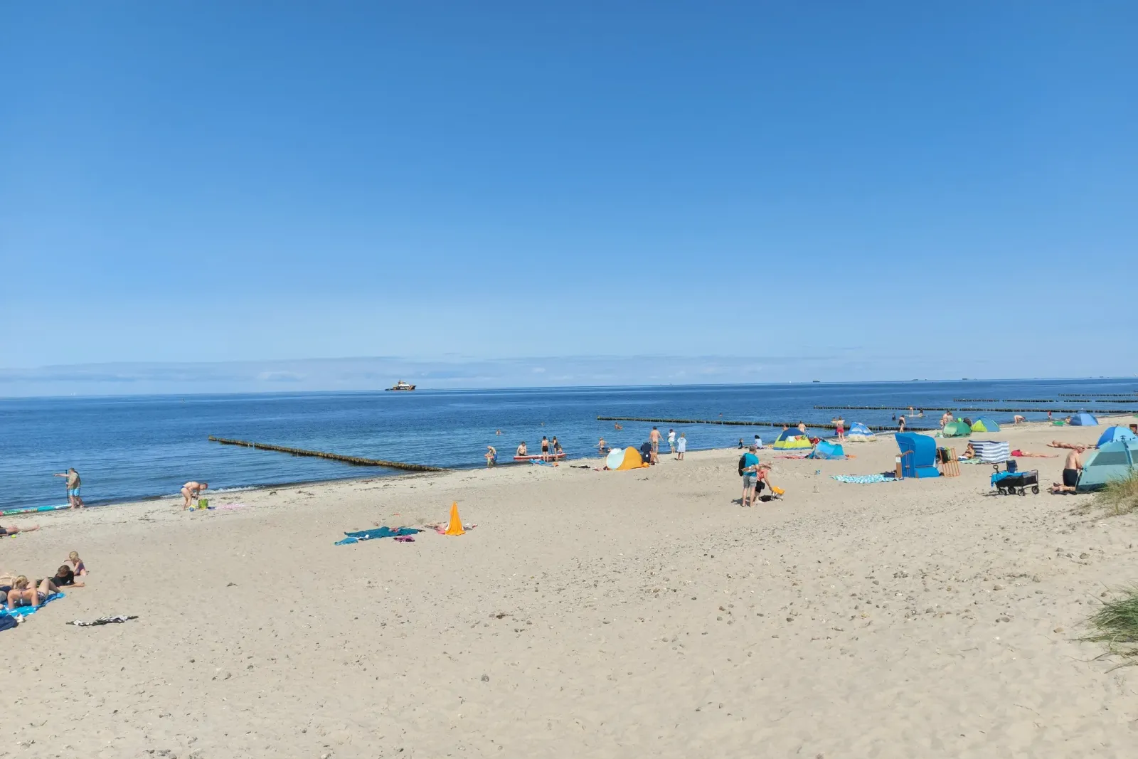 Sommer Strand Börgerende