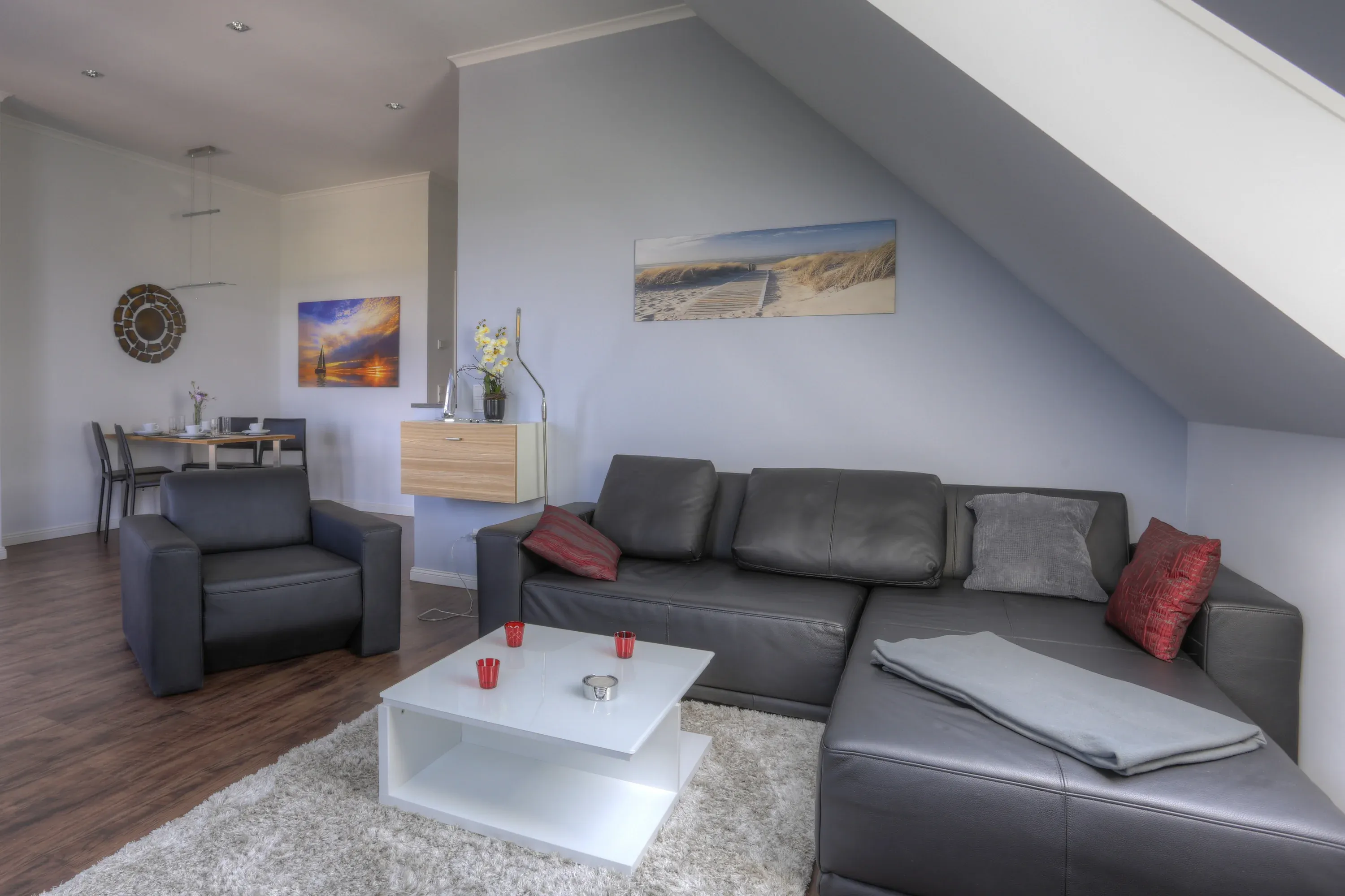 Wohnzimmer - Ferienwohnung 9 - Villa Namenlos
