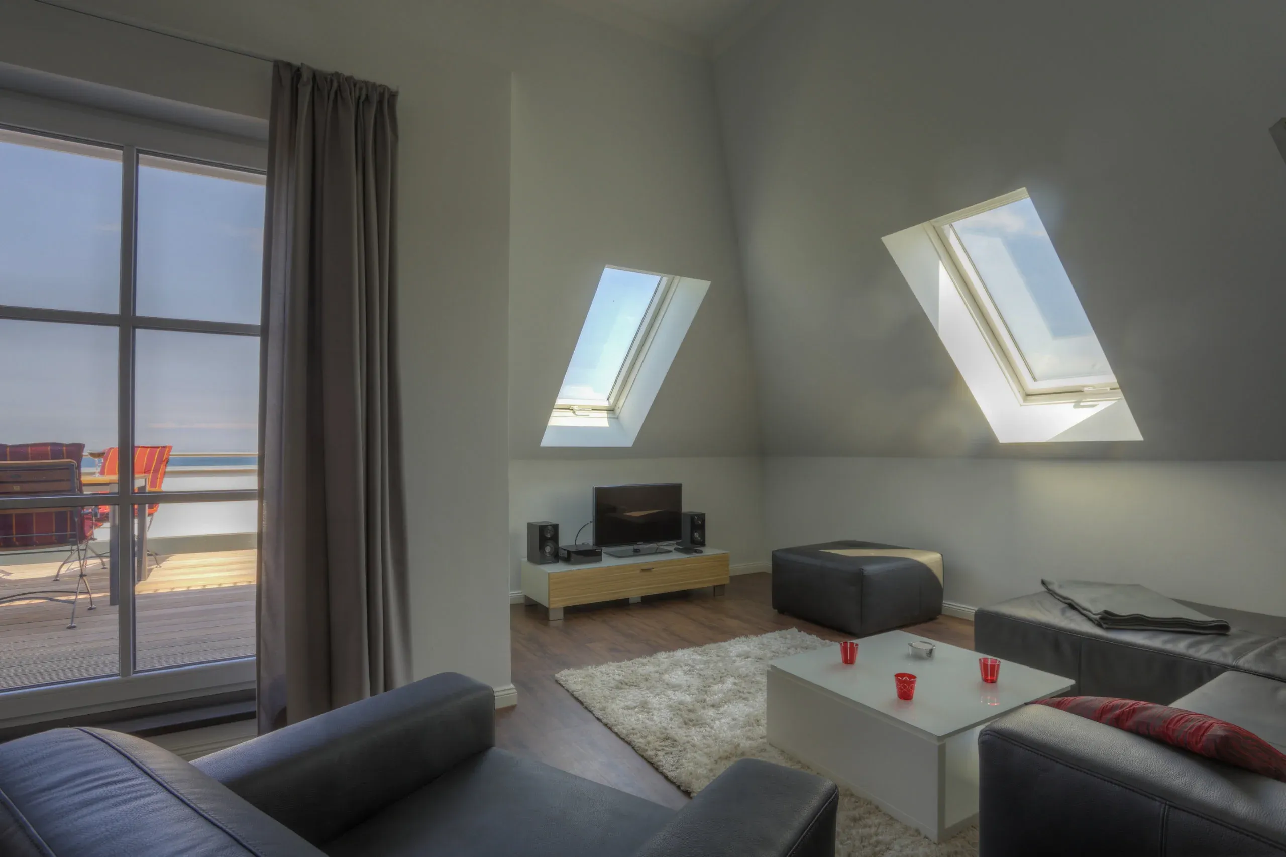 Wohnzimmer - Ferienwohnung 10 - Villa Namenlos