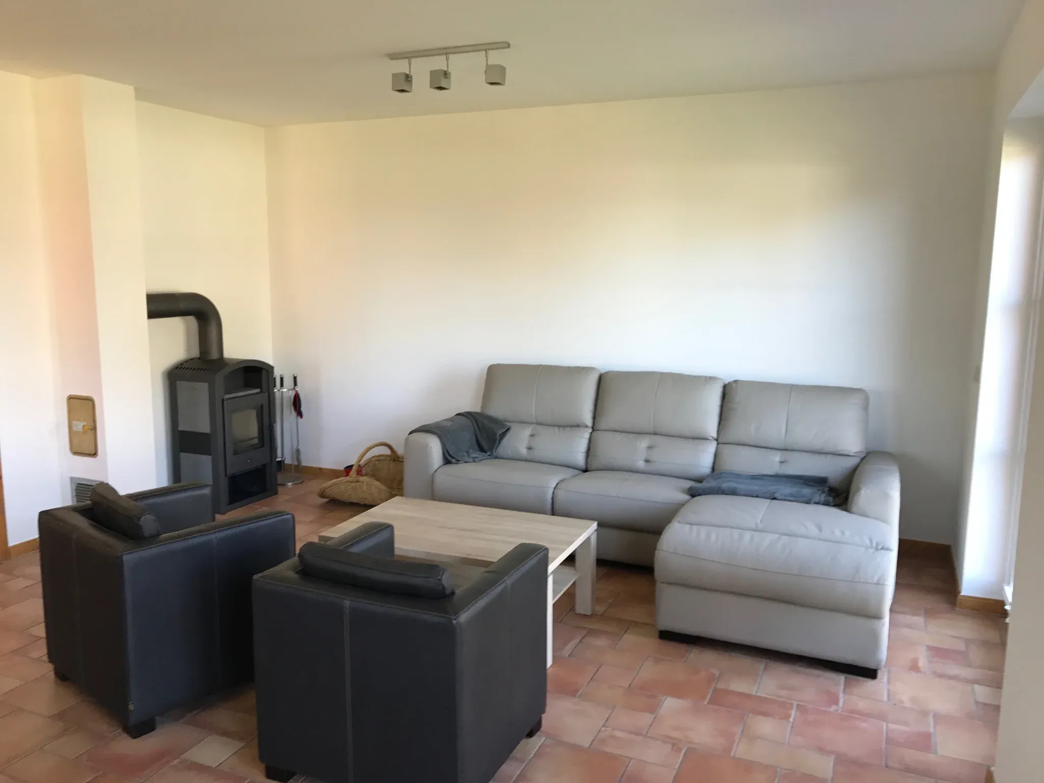 Wohnzimmer - Rechte Doppelhaushälfte - Ferienhaus Nordwind