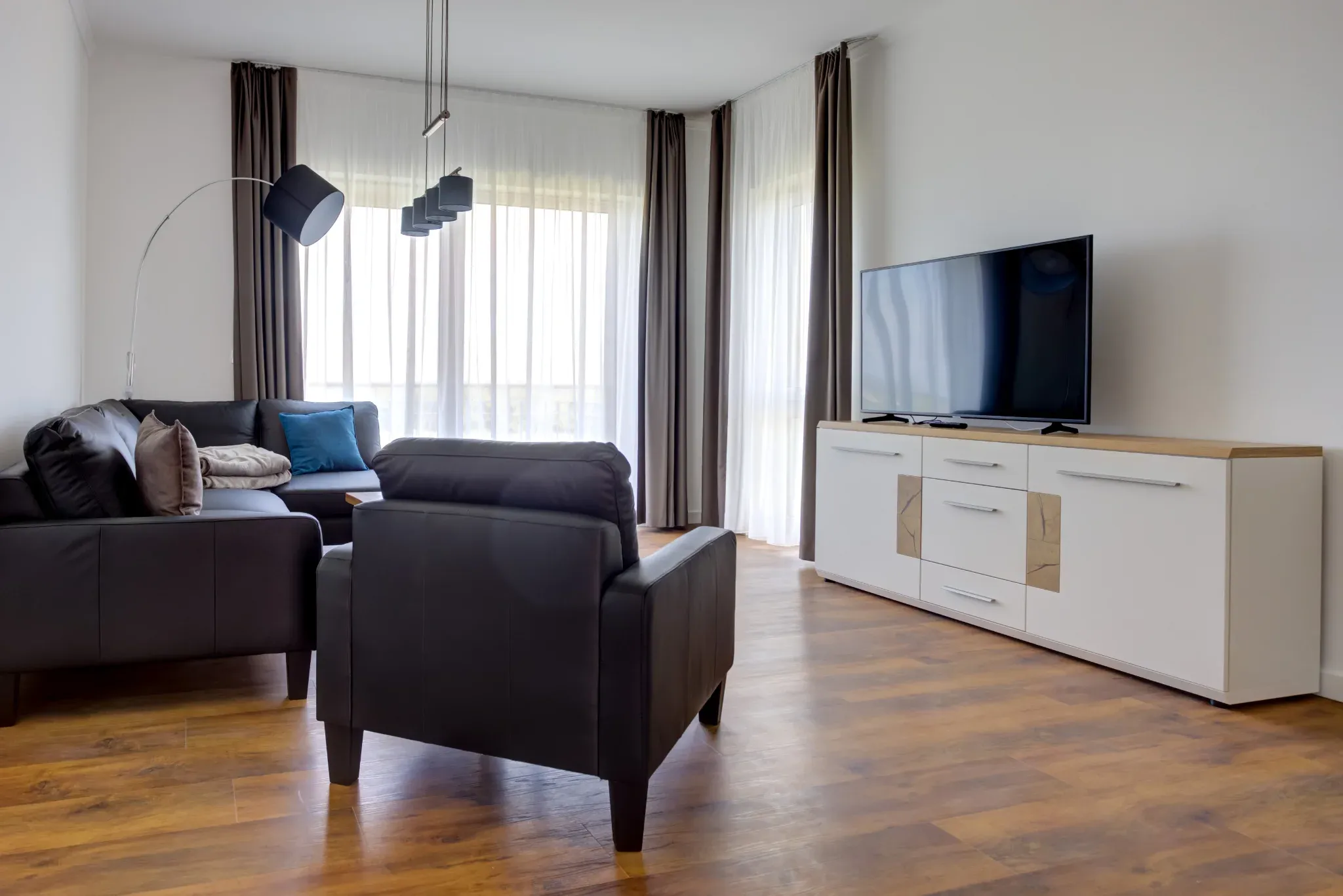 Wohnzimmer - Ferienwohnung 5 - Villa Zeitlos