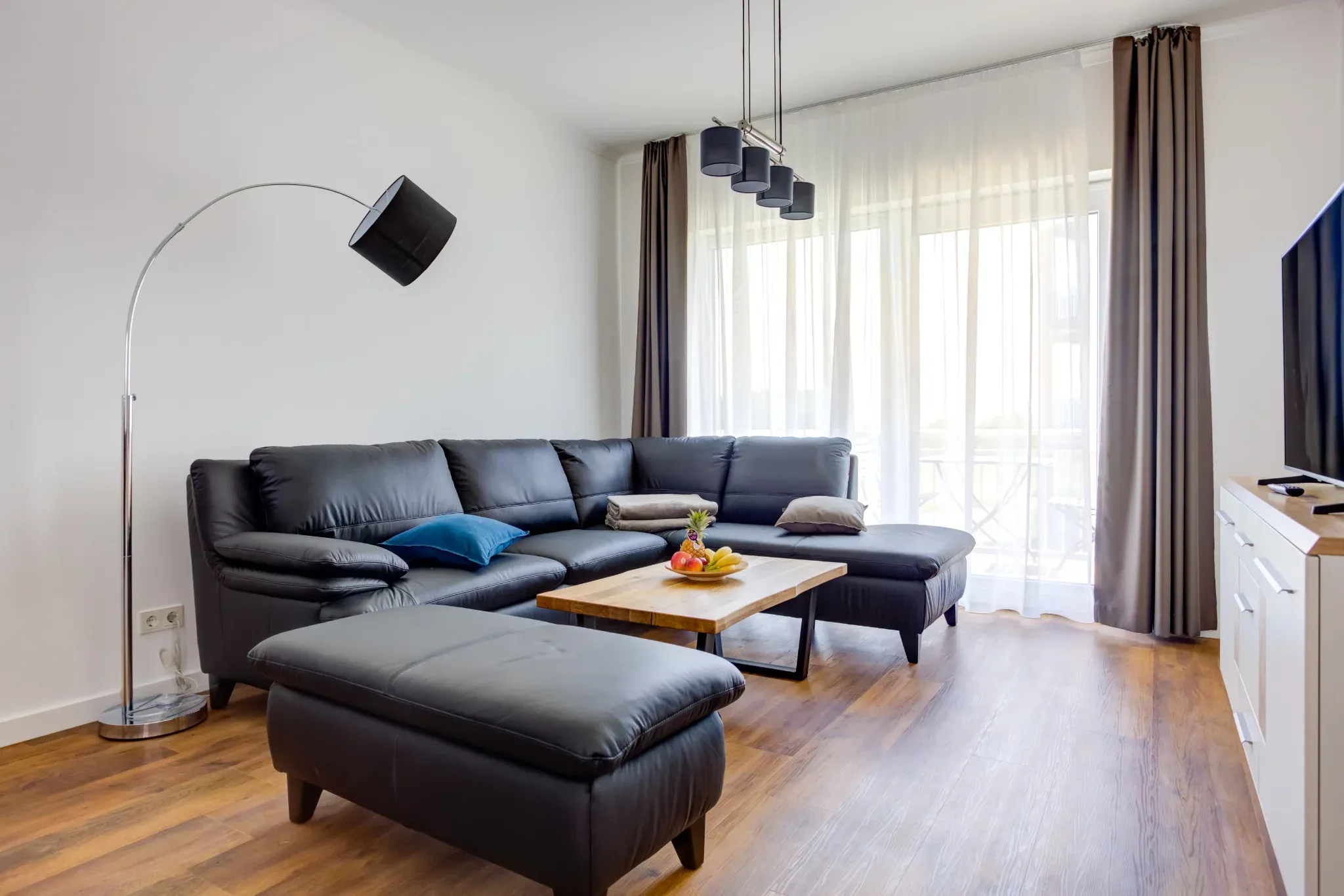 Wohnzimmer - Ferienwohnung 7 - Villa Zeitlos