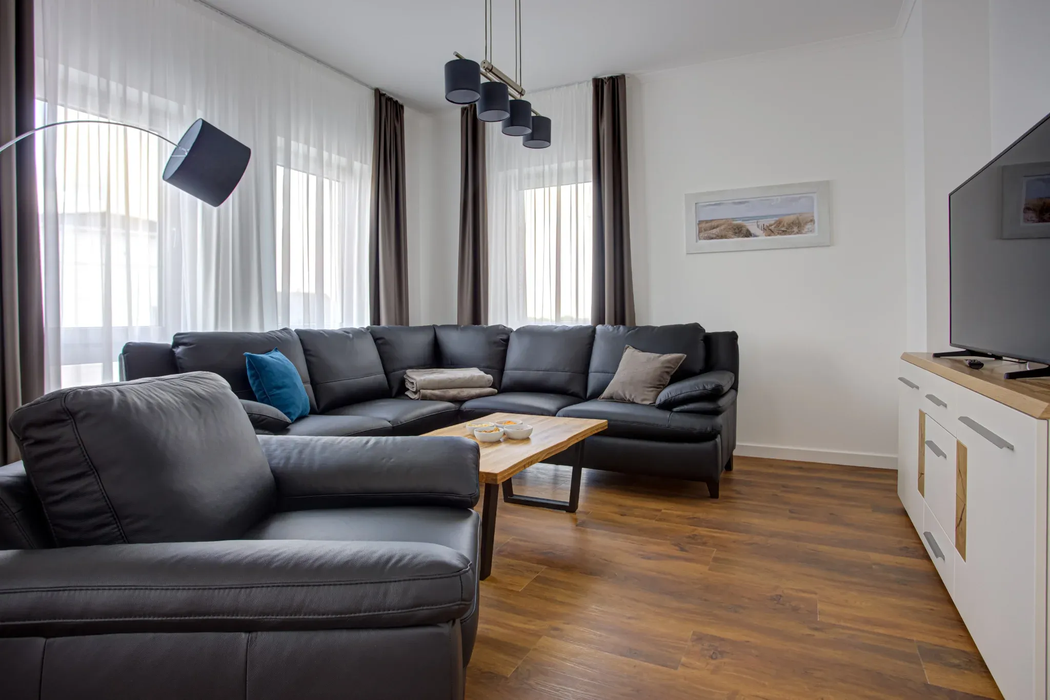 Wohnzimmer - Ferienwohnung 9 - Villa Zeitlos