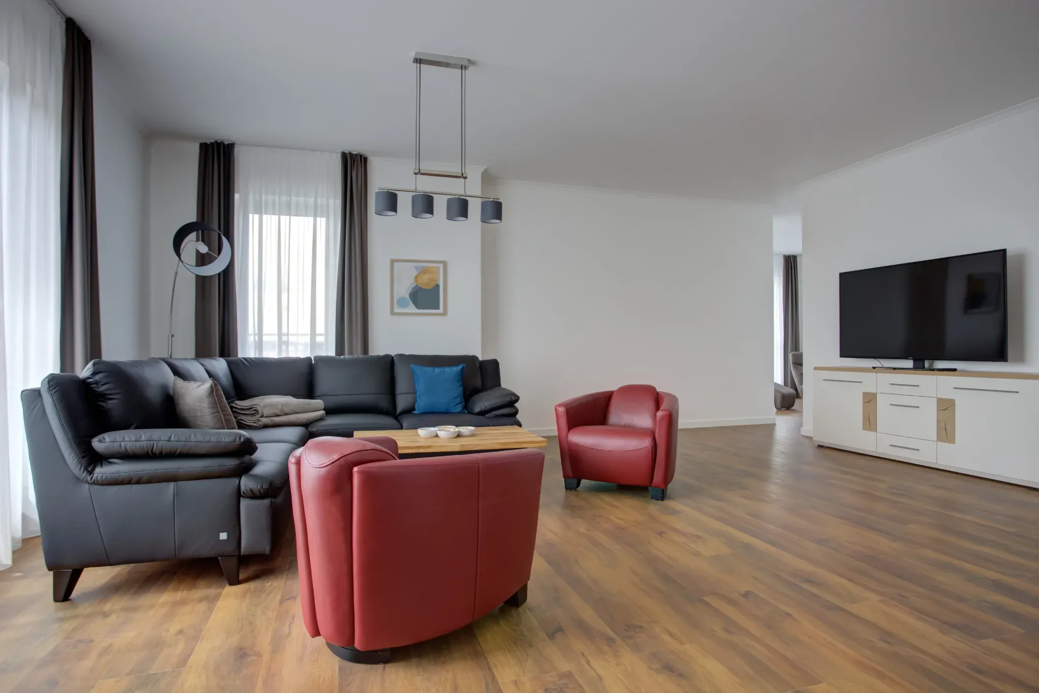 Wohnzimmer - Ferienwohnung 11 - Villa Zeitlos