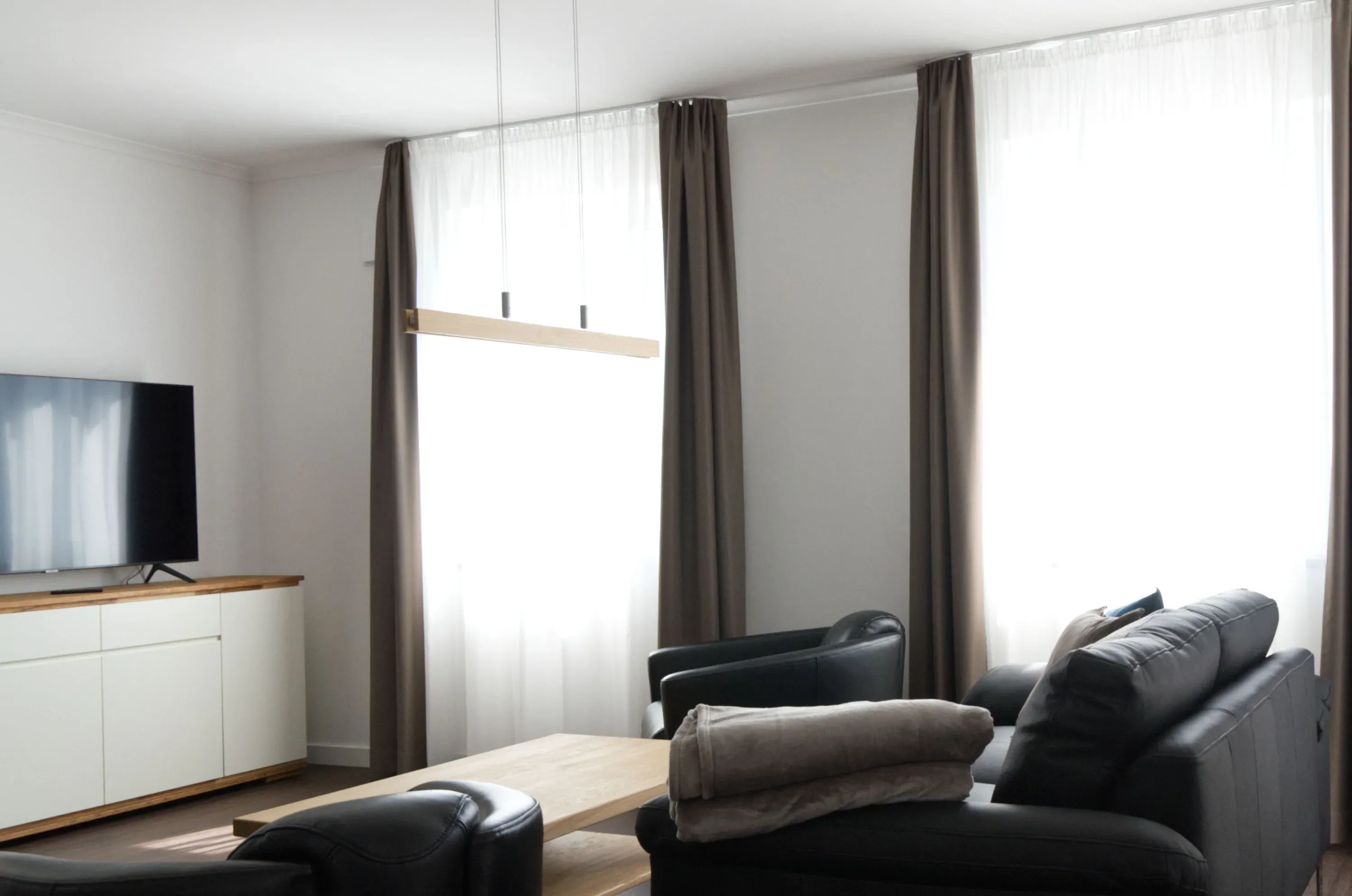 Wohnzimmer - Ferienwohnung 1 - Villa Insel